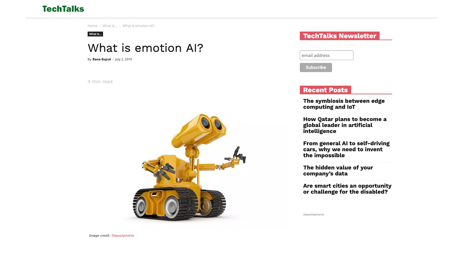 What is Emotion AI on TechTalks